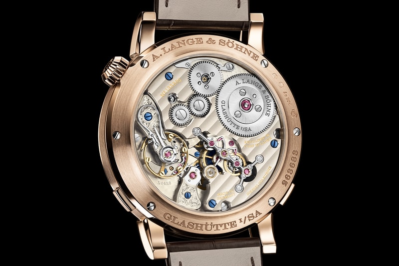 A. Lange & Söhne Zeitwerk Date Pink Gold Gray Dial Ref. 148.033 L043.8 caliber Info