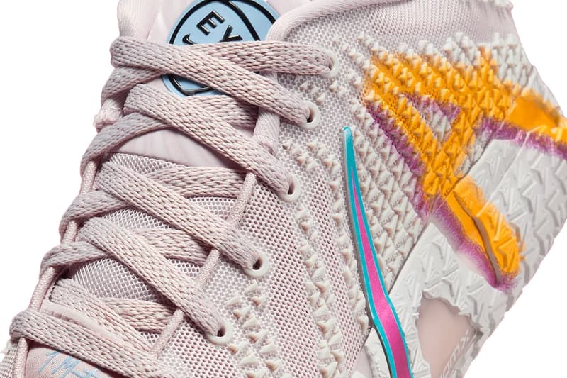 Nike Ja 3 “EYBL” Platinum Violet/Fire Pink-Dusty Cactus-University Gold IH2374-001 Release Info