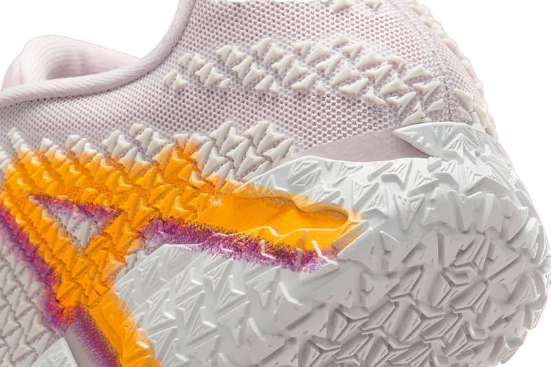 Nike Ja 3 “EYBL” Platinum Violet/Fire Pink-Dusty Cactus-University Gold IH2374-001 Release Info