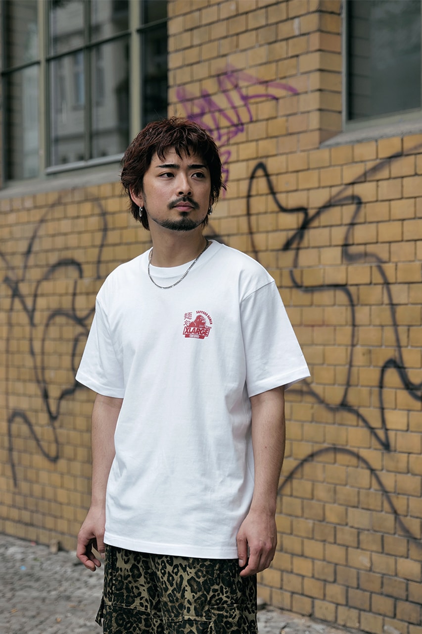 XLARGE Takumi Ramen T-Shirt Stickers Limited Edition Collab 