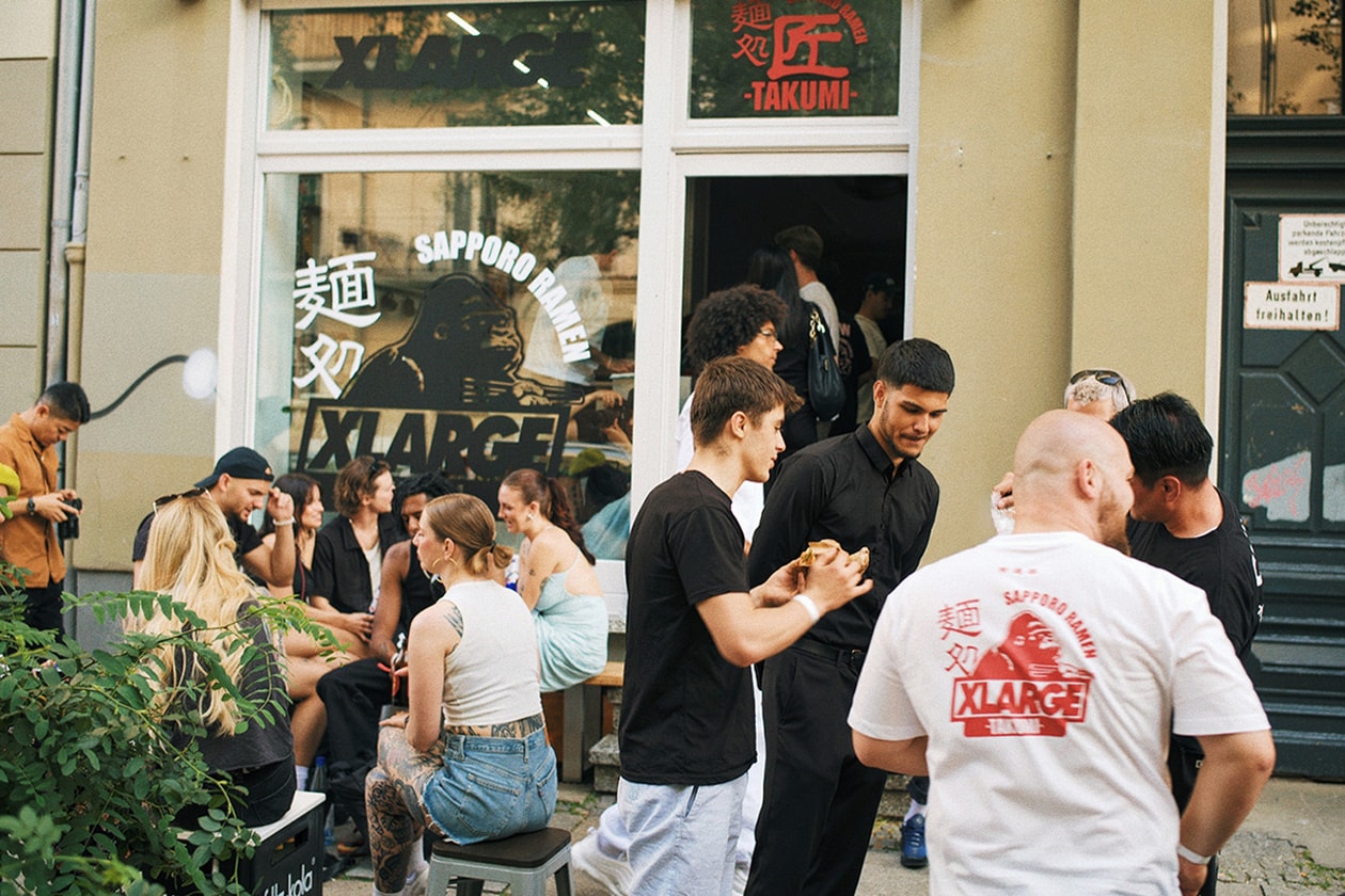 Xlarge Takumi Ramen T-shirt sticker limited edition collaboration 