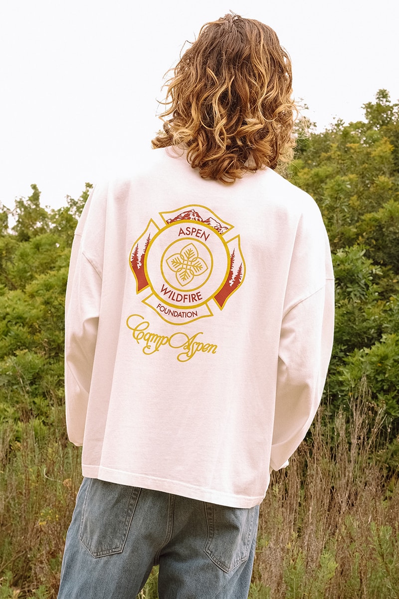 camp aspen aspen wildlife foundation collection t shirt hat long sleeve collaboration