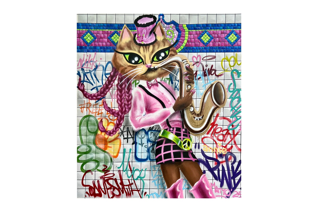 Lady Pink 'Miss Subway NYC' Exhibition D'Stassi Art Artworks