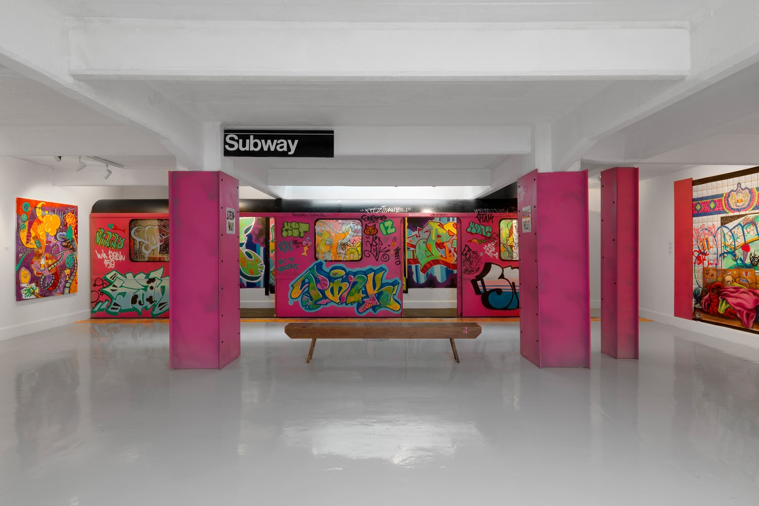 Lady Pink 'Miss Subway NYC' Exhibition D'Stassi Art Artworks