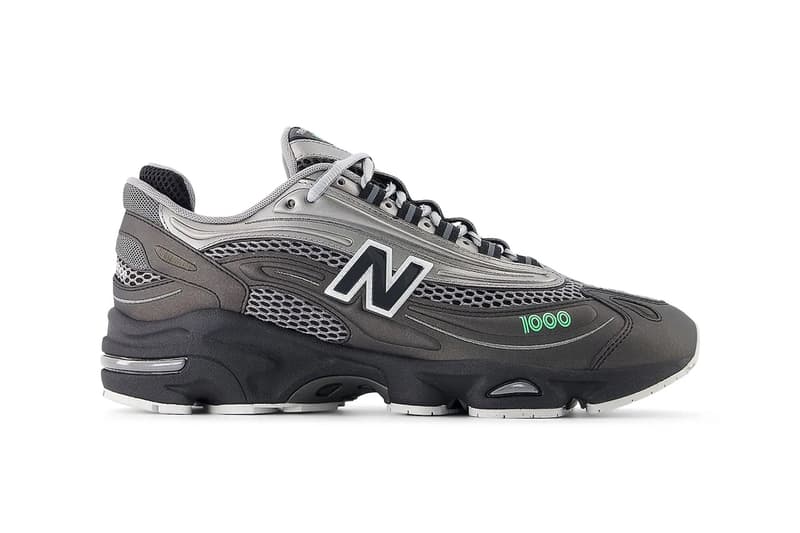 Official Look at the New Balance 1000 "Dark Silver Metallic/Lime Leaf" M1000T
