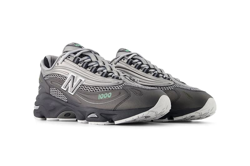 Official Look at the New Balance 1000 "Dark Silver Metallic/Lime Leaf" M1000T