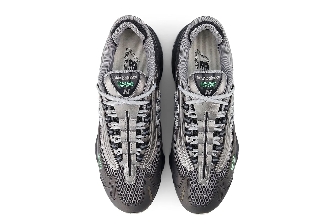 Official Look at the New Balance 1000 "Dark Silver Metallic/Lime Leaf" M1000T