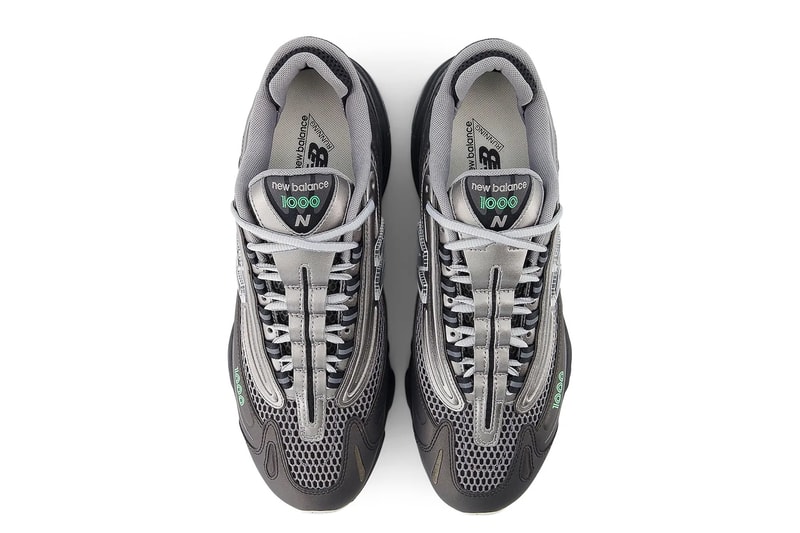 Official Look at the New Balance 1000 "Dark Silver Metallic/Lime Leaf" M1000T