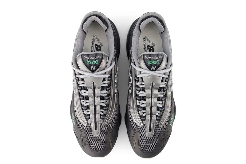 Official Look at the New Balance 1000 "Dark Silver Metallic/Lime Leaf" M1000T