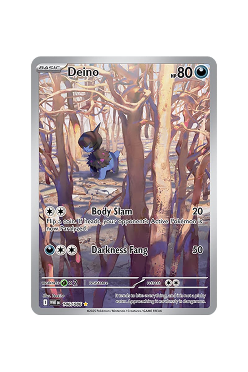 Pokémon TCG: Black Bolt White Flare Rare Card List release date store info pictures