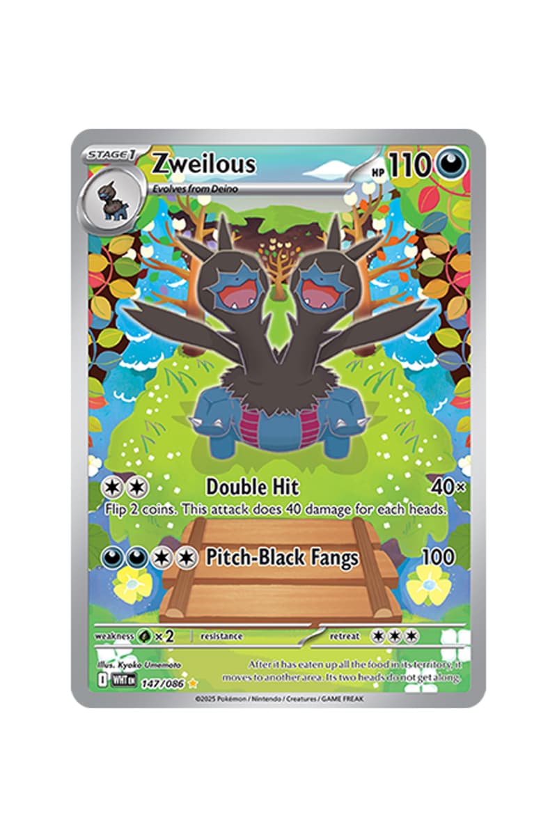 Pokémon TCG: Black Bolt White Flare Rare Card List release date store info pictures