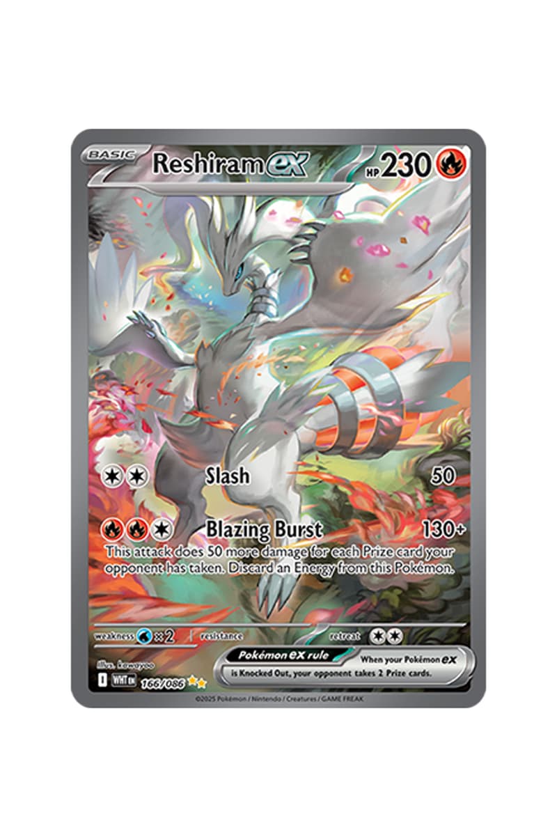 Pokémon TCG: Black Bolt White Flare Rare Card List release date store info pictures
