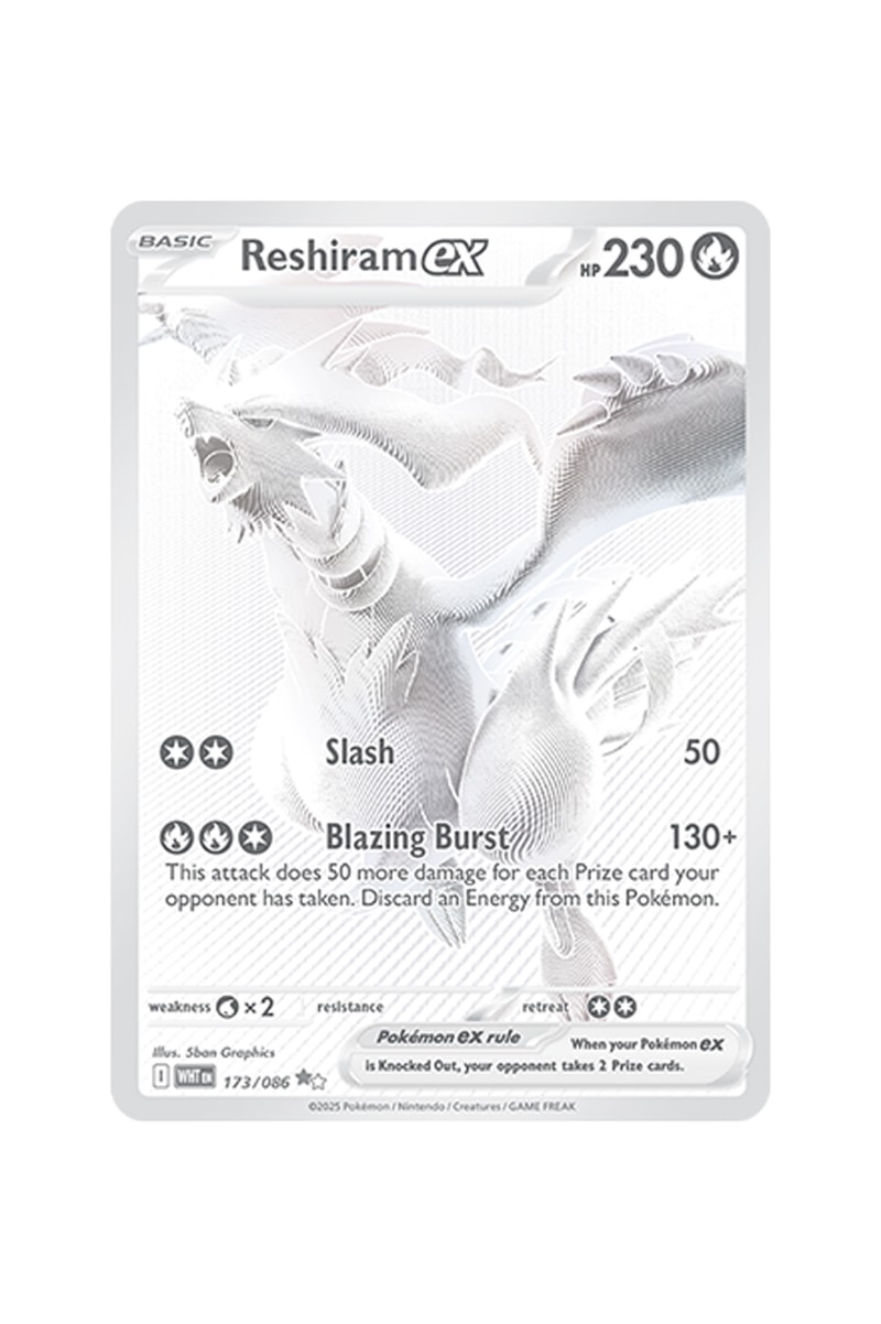 Pokémon TCG: Black Bolt White Flare Rare Card List release date store info pictures