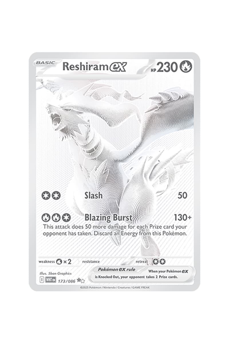 Pokémon TCG: Black Bolt White Flare Rare Card List release date store info pictures