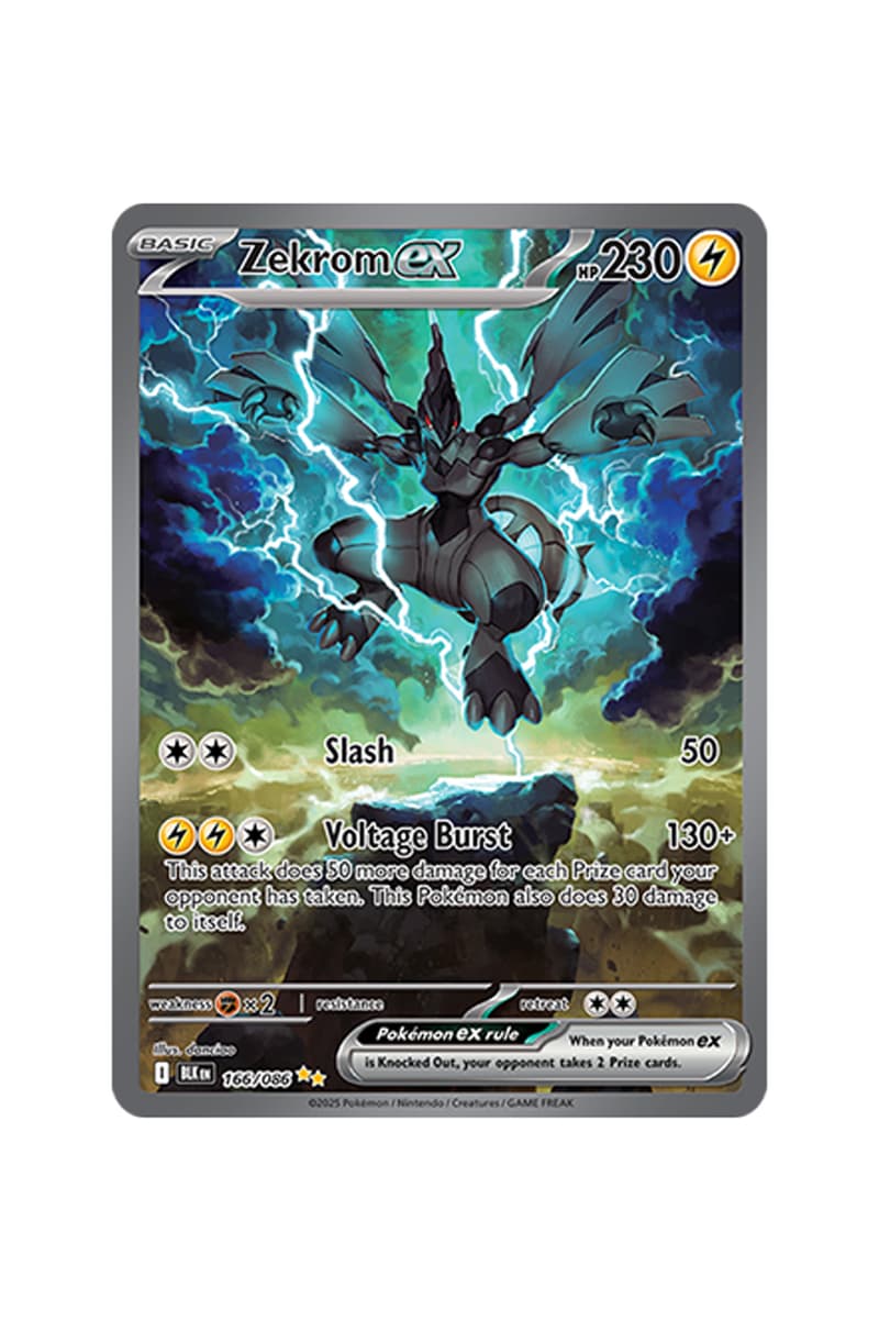 Pokémon TCG: Black Bolt White Flare Rare Card List release date store info pictures