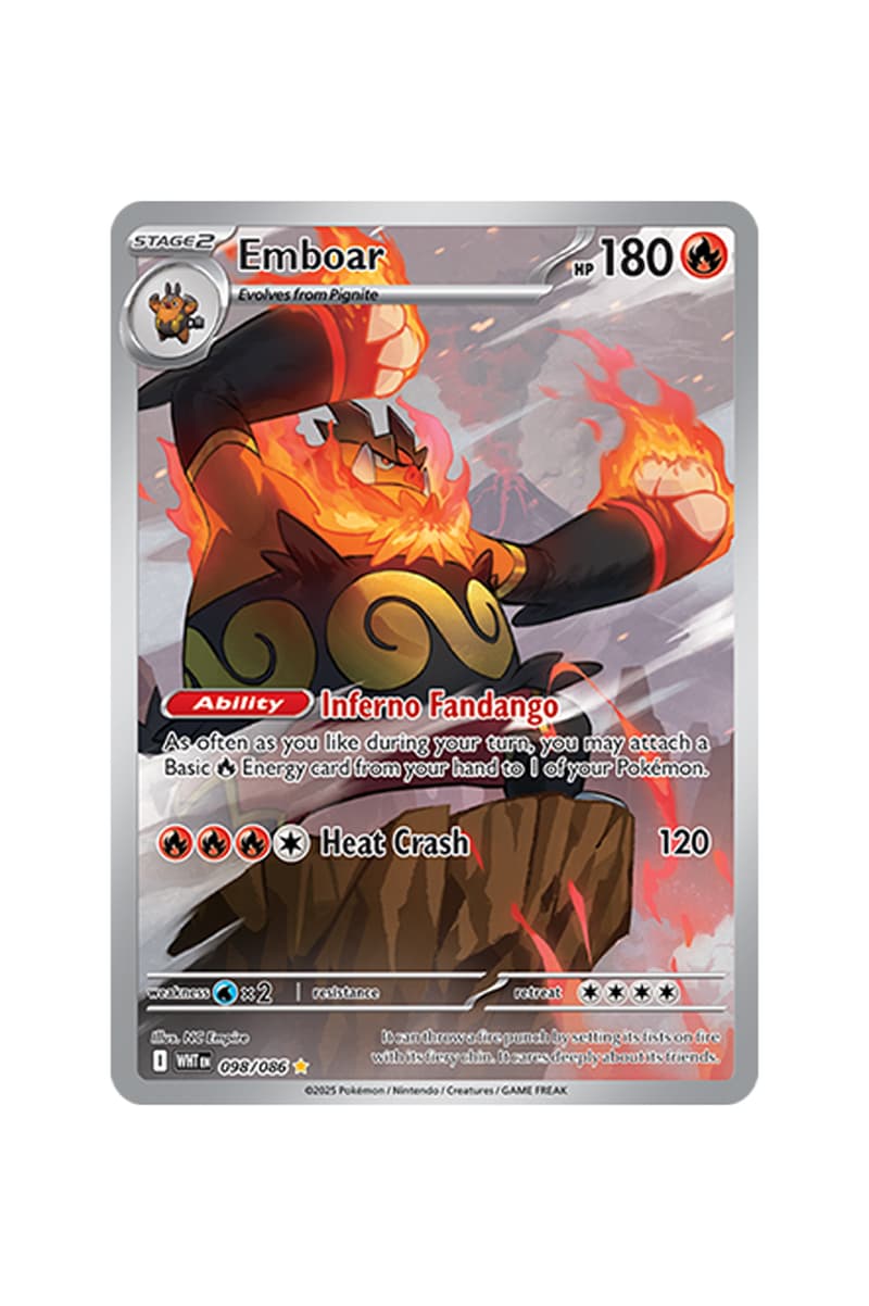 Pokémon TCG: Black Bolt White Flare Rare Card List release date store info pictures