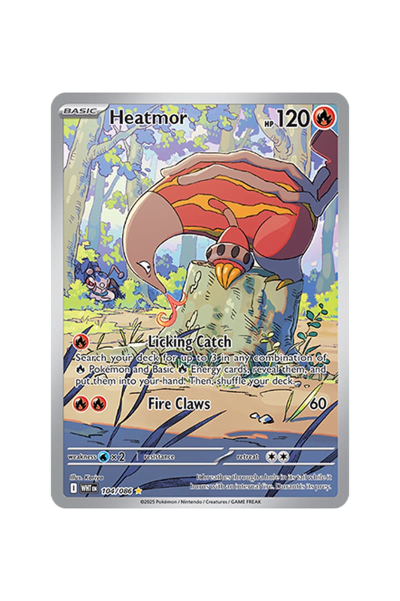 Pokémon TCG: Black Bolt White Flare Rare Card List release date store info pictures