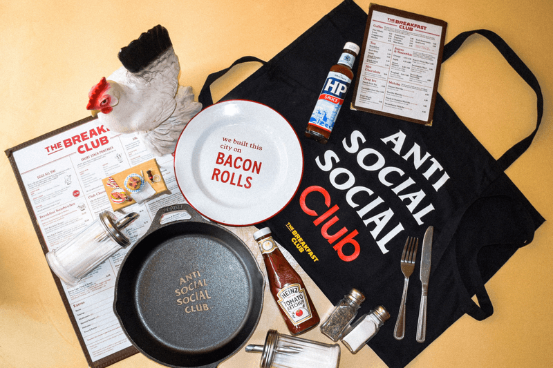 Streetwear Brand Anti Social Club Celebrates Iconic London Cafe The Breakfast Club 20th Anniversary With Exclusive Collaboration