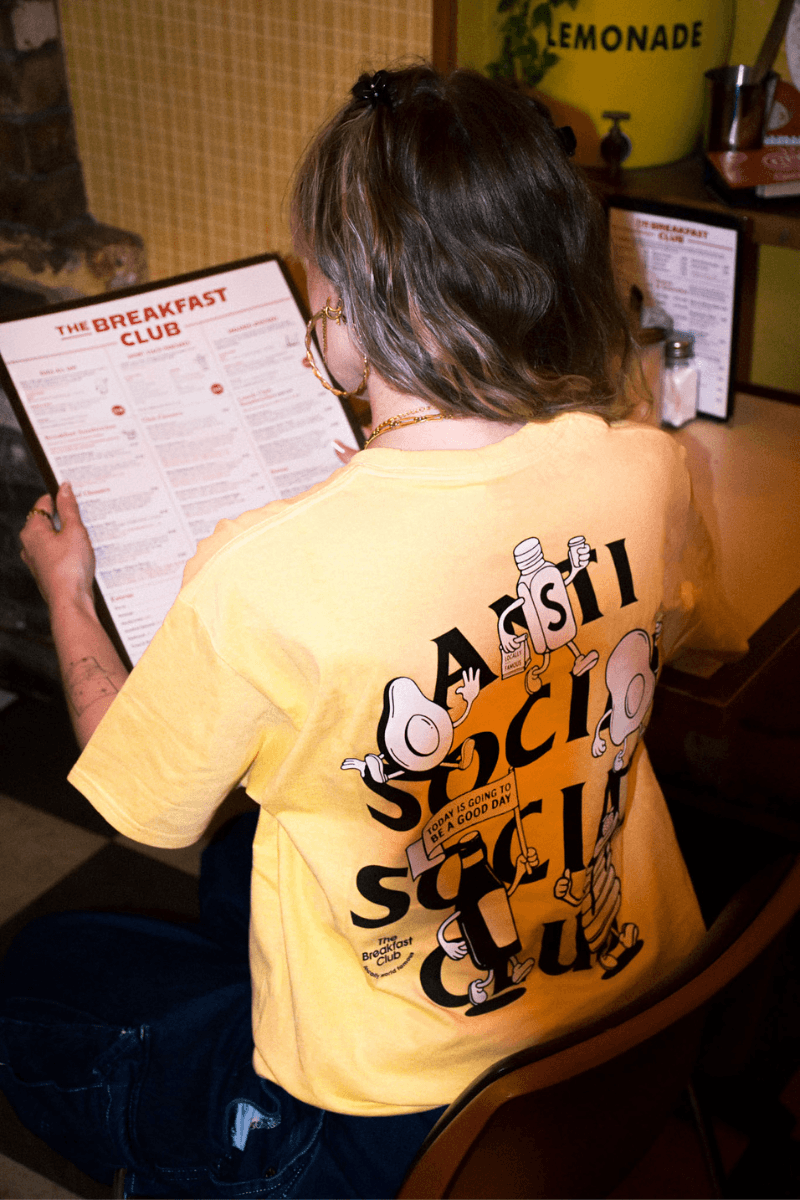 Streetwear Brand Anti Social Club Celebrates Iconic London Cafe The Breakfast Club 20th Anniversary With Exclusive Collaboration