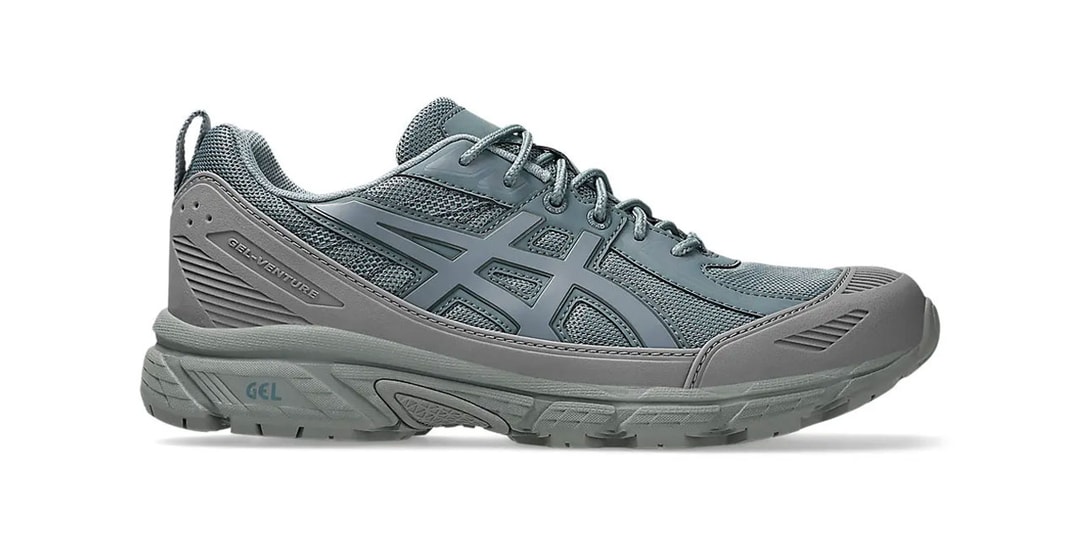 The ASICS GEL-VENTURE 6 SHIELD Lands Rugged "Ironclad/Fjord Grey"
