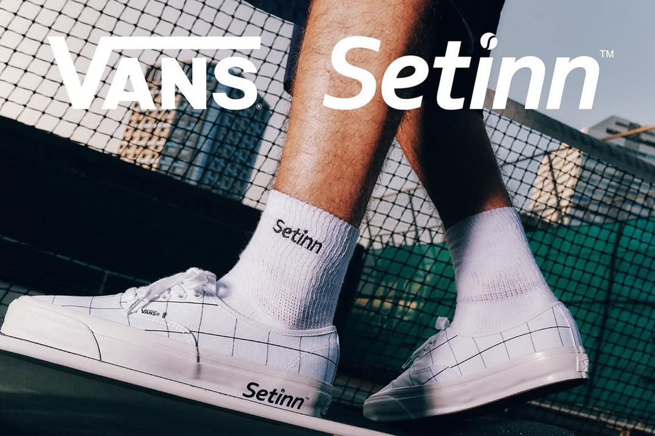 Vans Hits the Courts with Setinn To Serve Up Two Tennis Sneakers  release info authentic speed clothes apparel capsule collab price wimbledon authentic shoe skate skateboarding speed 
