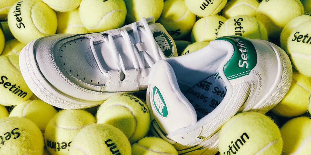 Vans бьет по судам с Setinn, чтобы отбывать два теннисных кроссовки