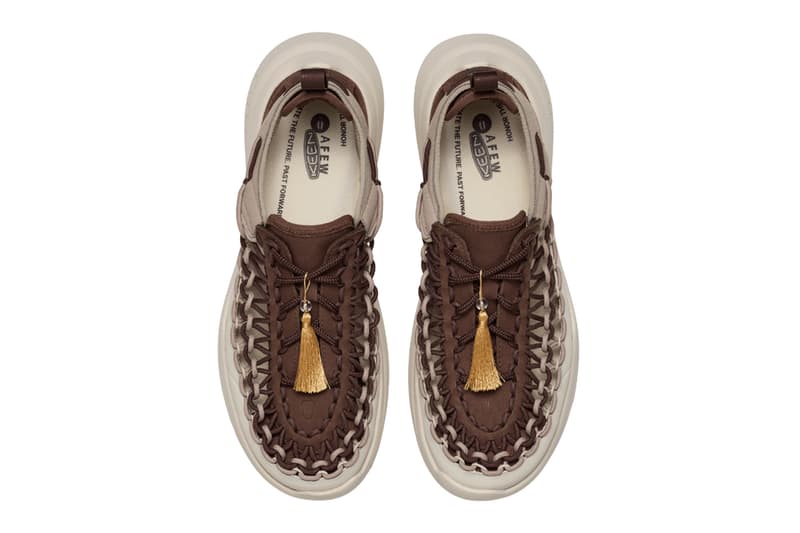 Sneaker Showroom Afew Store and Durable Footwear Company Keen Develop the KEEN UNEEK WK Curve Technology to Create a Design Intended For Mindful Walking Mediation.