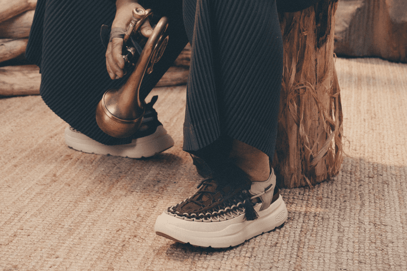 Sneaker Showroom Afew Store and Durable Footwear Company Keen Develop the KEEN UNEEK WK Curve Technology to Create a Design Intended For Mindful Walking Mediation.