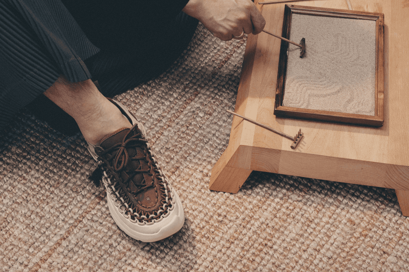 Sneaker Showroom Afew Store and Durable Footwear Company Keen Develop the KEEN UNEEK WK Curve Technology to Create a Design Intended For Mindful Walking Mediation.