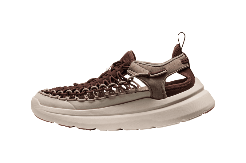 Sneaker Showroom Afew Store and Durable Footwear Company Keen Develop the KEEN UNEEK WK Curve Technology to Create a Design Intended For Mindful Walking Mediation.
