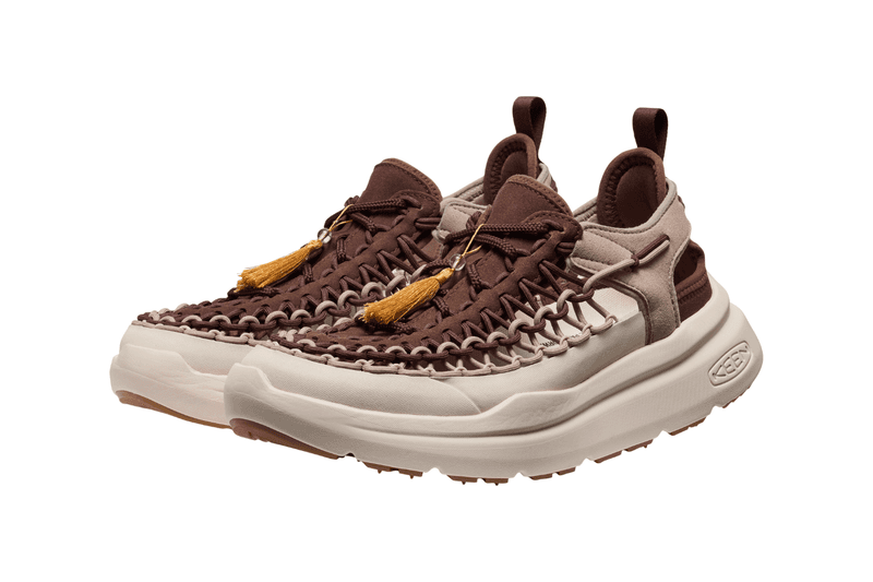 Sneaker Showroom Afew Store and Durable Footwear Company Keen Develop the KEEN UNEEK WK Curve Technology to Create a Design Intended For Mindful Walking Mediation.