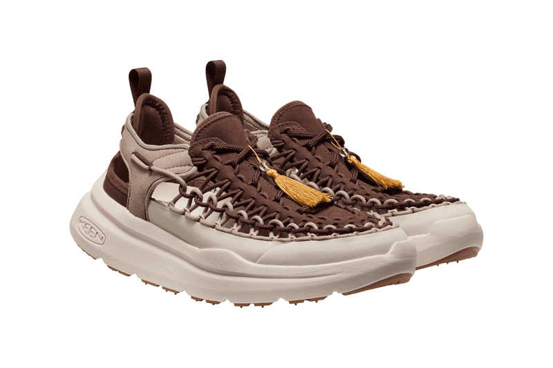 Sneaker Showroom Afew Store and Durable Footwear Company Keen Develop the KEEN UNEEK WK Curve Technology to Create a Design Intended For Mindful Walking Mediation.