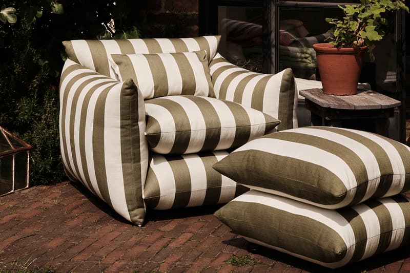 Buchanan Studio Outdoor Collection chairs stools release info Angus Buchanan Charlotte Buchanan Wild Fabric Collection Trevira CS performance textiles