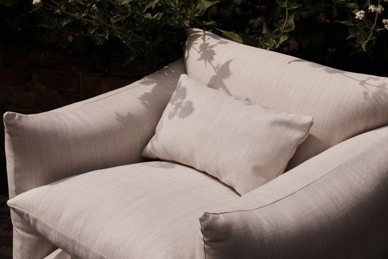 Buchanan Studio Outdoor Collection chairs stools release info Angus Buchanan Charlotte Buchanan Wild Fabric Collection Trevira CS performance textiles