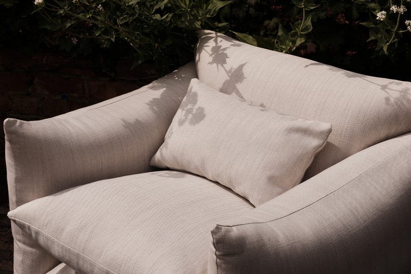 Buchanan Studio Outdoor Collection chairs stools release info Angus Buchanan Charlotte Buchanan Wild Fabric Collection Trevira CS performance textiles