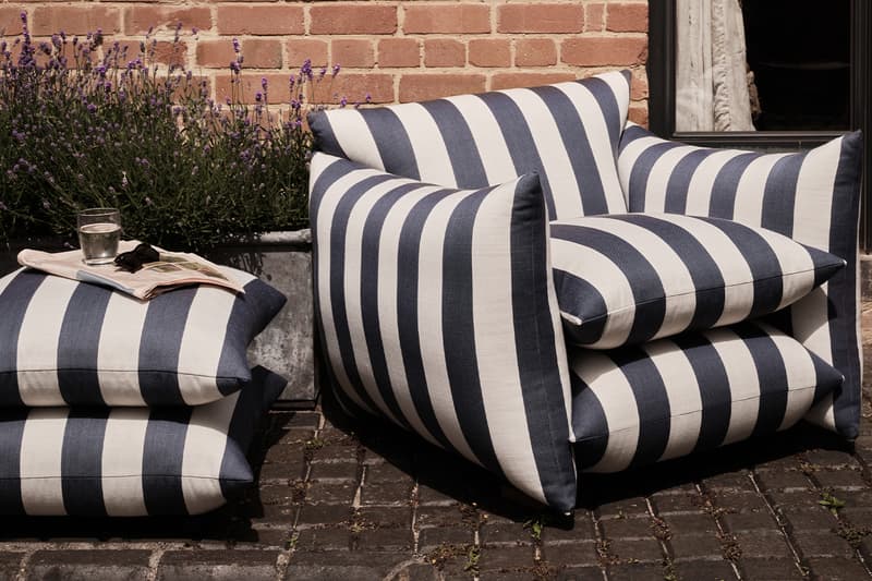 Buchanan Studio Outdoor Collection chairs stools release info Angus Buchanan Charlotte Buchanan Wild Fabric Collection Trevira CS performance textiles