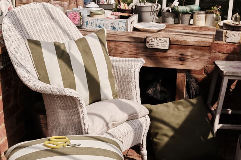 Buchanan Studio Outdoor Collection chairs stools release info Angus Buchanan Charlotte Buchanan Wild Fabric Collection Trevira CS performance textiles