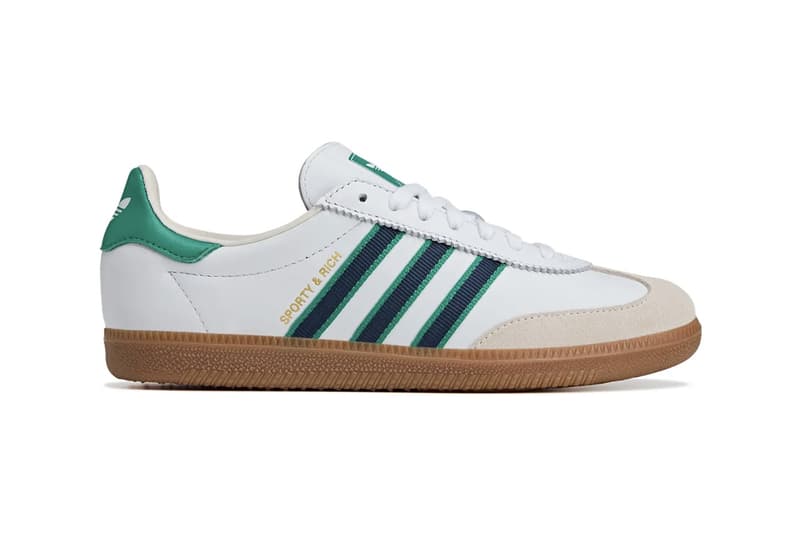 Sporty & Rich x adidas Samba JQ1353 Release Info collaboration three stripes