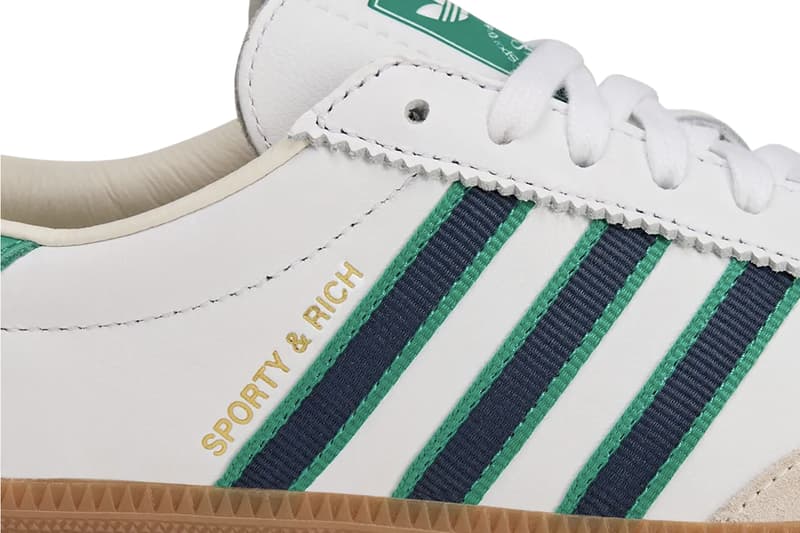 Sporty & Rich x adidas Samba JQ1353 Release Info collaboration three stripes