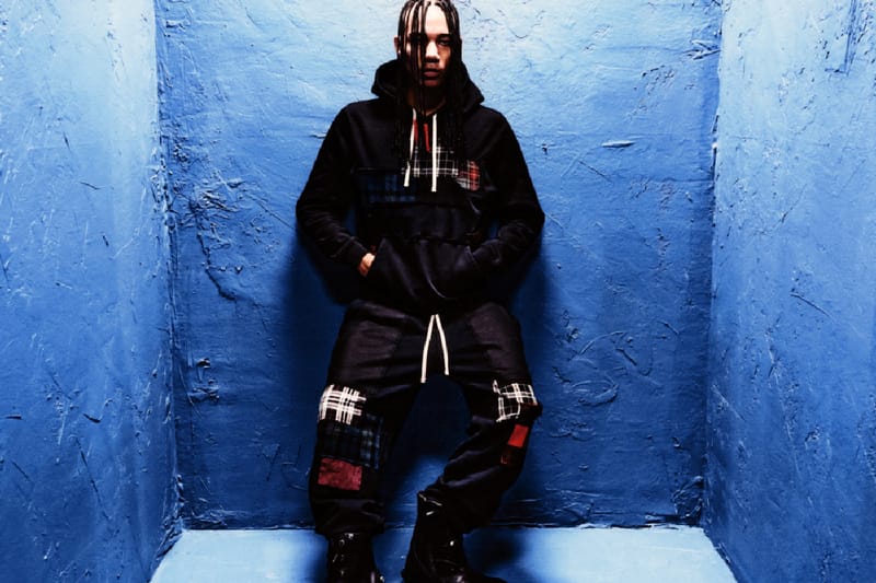 Junya Watanabe MAN x Reigning Champ Reprises SS25 Runway Patchwork