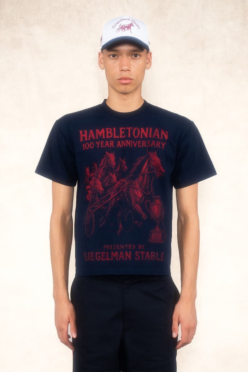 Siegelman Stable Suits Up for The Hambletonian's 100th Anniversary race horse max harness racing new jersey 100 year tracksuit hat gold colorway gold jacket tracksuit shorts