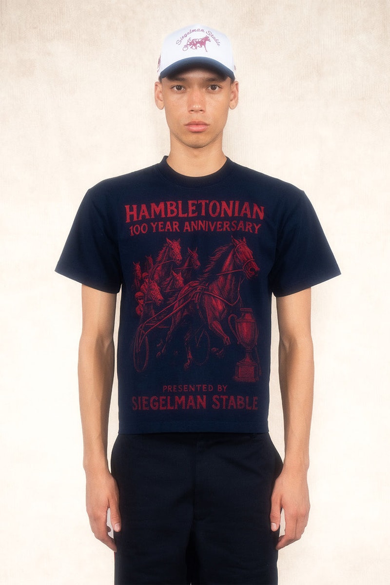 Siegelman Stable Suits Up for The Hambletonian's 100th Anniversary race horse max harness racing new jersey 100 year tracksuit hat gold colorway gold jacket tracksuit shorts
