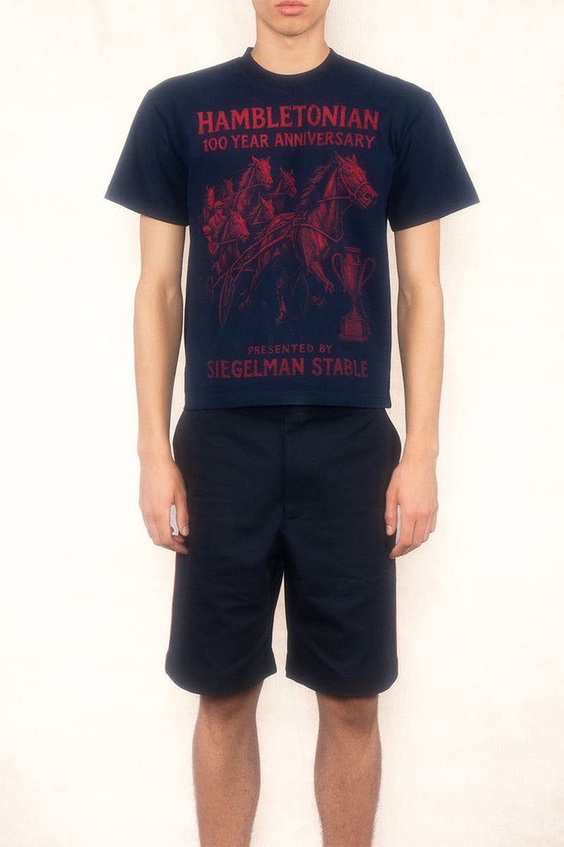 Siegelman Stable Suits Up for The Hambletonian's 100th Anniversary race horse max harness racing new jersey 100 year tracksuit hat gold colorway gold jacket tracksuit shorts