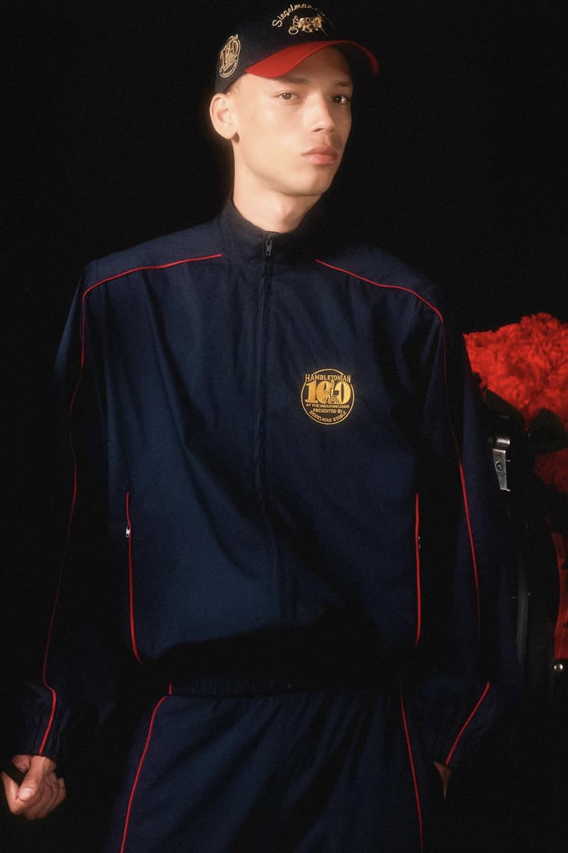 Siegelman Stable Suits Up for The Hambletonian's 100th Anniversary race horse max harness racing new jersey 100 year tracksuit hat gold colorway gold jacket tracksuit shorts