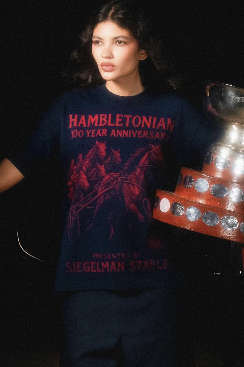 Siegelman Stable Suits Up for The Hambletonian's 100th Anniversary race horse max harness racing new jersey 100 year tracksuit hat gold colorway gold jacket tracksuit shorts