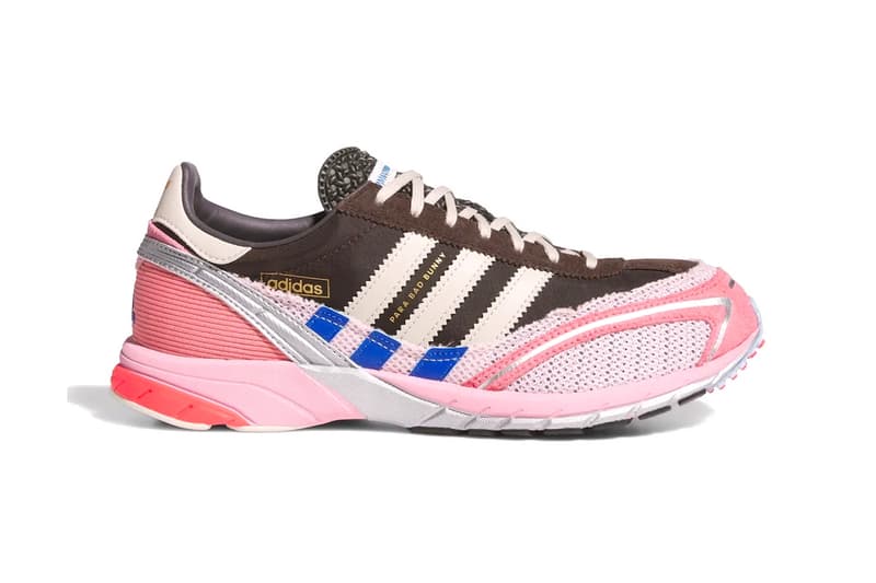 Bad Bunny x adidas Adizero SL72 “Brown/Pink” Brown/Clear Pink-Hazy Rose JP5997 Release Info