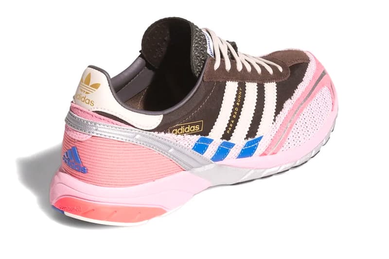 Bad Bunny x adidas Adizero SL72 “Brown/Pink” Brown/Clear Pink-Hazy Rose JP5997 Release Info