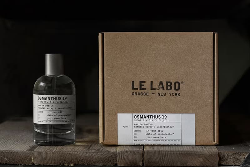 Le Labo OSMANTHUS 19 Global Release Info kyoto fragrance scent perfume