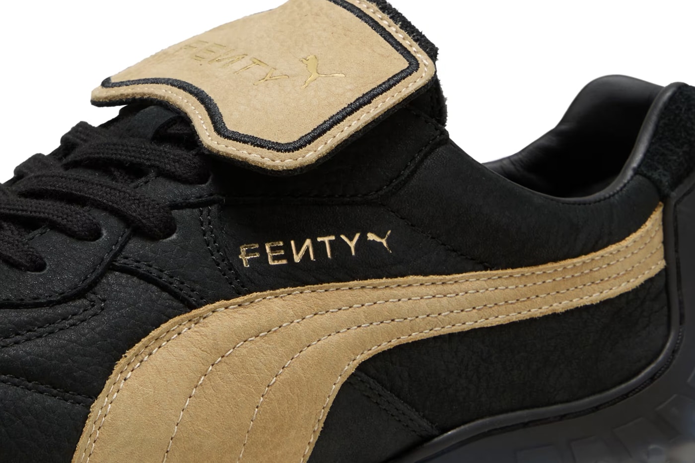 PUMA and FENTY Drop New Avanti and Avanti LS Styles, Avanti Nubuck, Black–Prairie Tan, Pale Plum – Alpine Snow, premium leather and suede materials