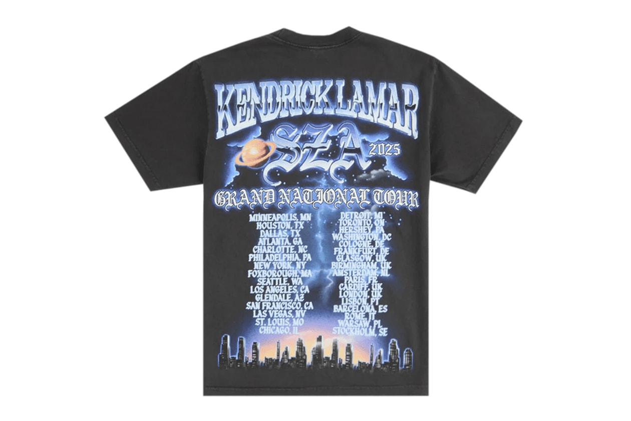 Here Are (Some Of) The Best Artist Shirts Available Now bravado universal music group amine doechii billie eilish kendrick lamar sza rolling stones kith slipknot tupac shakur 2pac dear mama band tees merch music festivals bon iver blink 182 bad bunny ice spice playboi carti the rolling stones kith weeknd psg